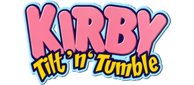 Kirby Tilt 'n' Tumble logo for GameBoy Color